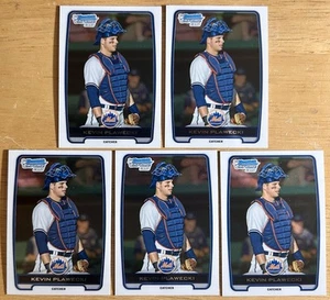 (5) LOTE RC KEVIN PLAWECKI 2012 BOWMAN CROMO DRAFT #BDPP18 NEW YORK METS NOVATO - Imagen 1 de 2