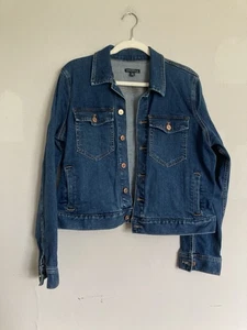 J. Crew Mercantile Jean Jacket MEDIUM Dark Wash Blue Denim - Picture 1 of 11