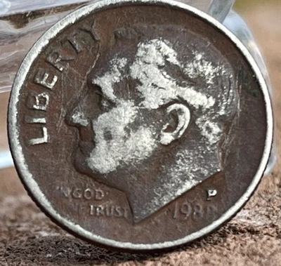 SCARCE 1988  P US Dime- INFESTED With MINT FAULTS see description and dont wait - Image 1 of 4