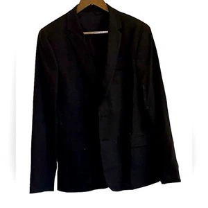 Calvin Klein Infiniti slim fit black dress two button blazer men medium - Picture 1 of 14