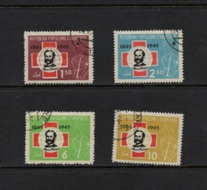 S2245 Albania 1963 Red Cross 4v. CTO MNH - Picture 1 of 1