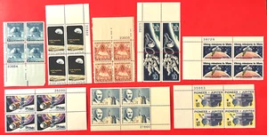 US Stamp1964-1975 Plate Blocks of 4 each MNHOGXF See description for CAT# 16-249 - Picture 1 of 3