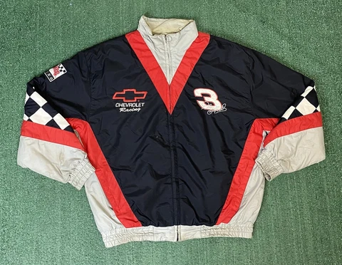 Vintage Dale Earnhardt Intimidator Nutmeg Winston Cup NASCAR Jacket Size XL Cover