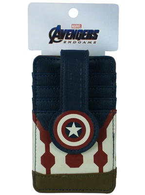 Cartera de identificación con tarjetero Loungefly Avengers Endgame Marvel Comics Disney nueva Foto 1 de 3