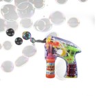 Light Up Flashing Bubble Gun Sensory Toy