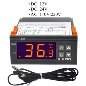 Digital Temperature Controller STC 1000 12V 24V 220V Thermostat Thermoregulator - Picture 1 of 9