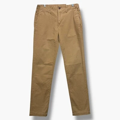 American Eagle AE Athletic Fit Straight Leg Lived-In Khakis 30x34 NWT - Image 1 of 4