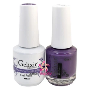 GELIXIR Soak Off Gel Polish Duo Set (Gel + Matching Lacquer) - 077 - Picture 1 of 1