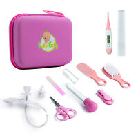 10Pc Baby Health Care and Grooming Kit, Baby Hair Brush, Comb, Nasal Aspirator
