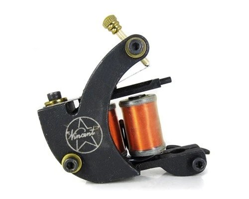 Ametralladora de tatuaje profesional bobina 8 envolturas Shader serie plata colección VC Foto 1 de 1