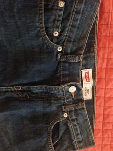 Boys Levi's 505 Blue Jean Shorts Size 10 Regular - Barely Worn - Picture 1 of 3
