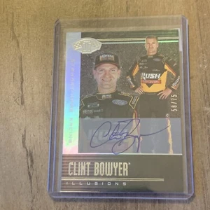 Clint Bowyer Mint 2020 Panini Illusions Racing On-Card Auto Autograph #/75 - Picture 1 of 2