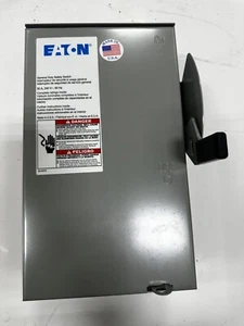 Eaton 30amp 240V General Duty Safety Switch DG221NRB Type 3R Enclosure Rainproof - Picture 1 of 6