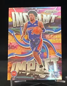 2021-22 Panini Prizm Instant Impact #1 Rookie Cade Cunningham Detroit Pistons - Picture 1 of 2