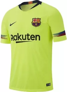 Nuova maglia da calcio uomo Nike FC Barcelona Away Dri-FIT 2018/19 Volt large - Foto 1 di 2