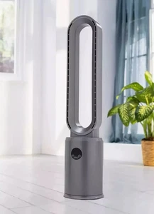 Turmventilator - Rotorloser Ventilator - 97cm - 60° Gra- LED Anzeige Timer grau - Bild 1 von 5