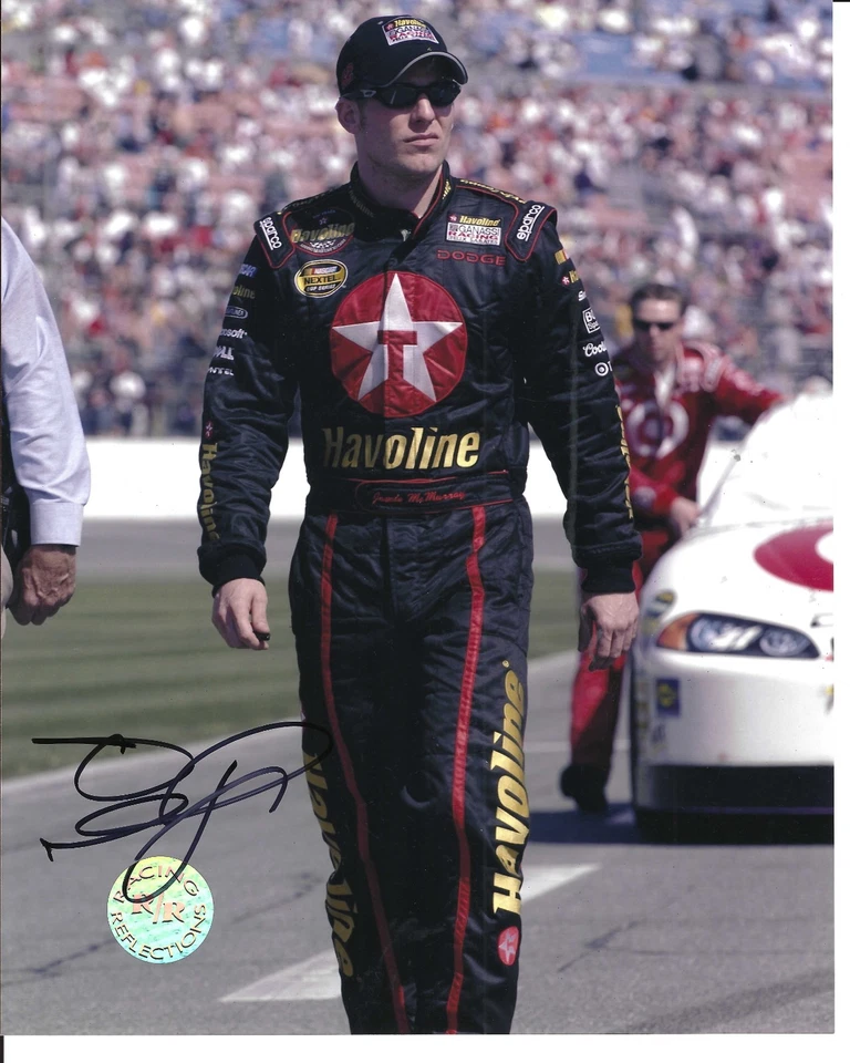 Foto autografiada 8x 10 de Jamie McMURRAY 2004 EN DAYTONA Foto 1 de 1