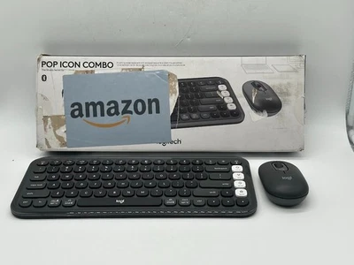 Logitech POP ICON Combo, Bluetooth Keyboard and Mouse Combo - Image 1 of 4