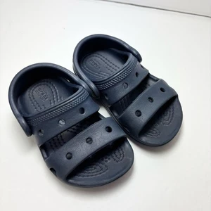 CROCS sandali blu scuro bambino/bambino taglia 5 - Foto 1 di 10