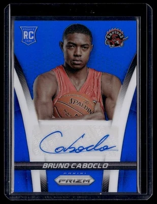 2014-15 Panini Prizm Blue Bruno Caboclo Rookie Auto /499 Toronto Raptors #25 - Image 1 of 2