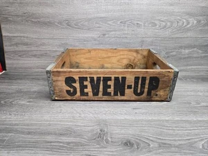 Vintage 7up Seven Up Los Angeles Wooden Wood Crate - Picture 1 of 7