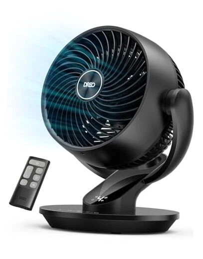 Dreo Desk Fan 13-Inch Air Circulator Fan for Bedroom 70ft Powerful Airflow 28dB