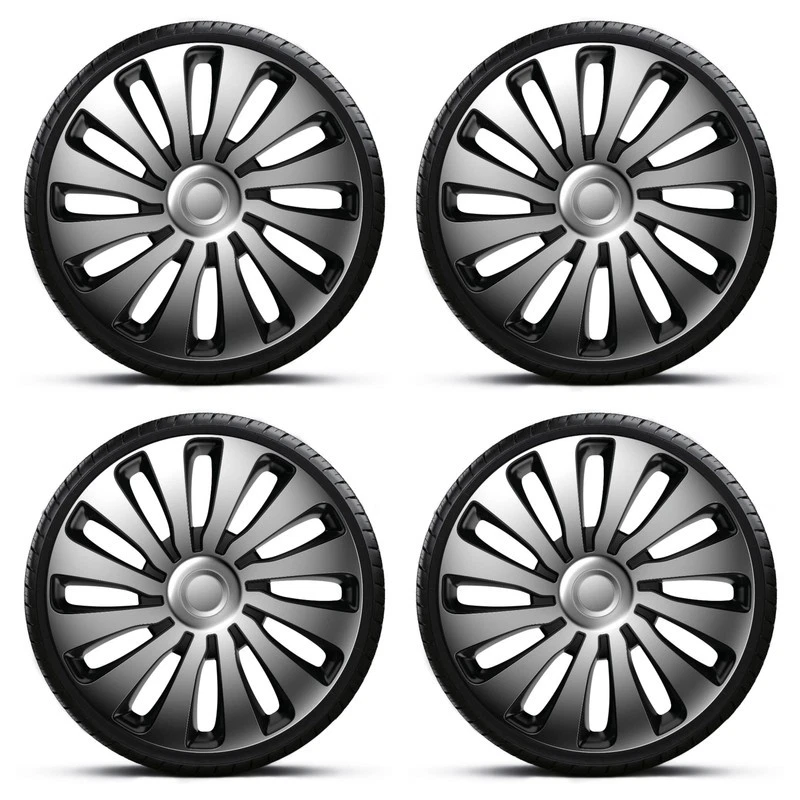 Tapacubos Sepang de 15" negro plateado x4 para Seat Ibiza Foto 1 de 4