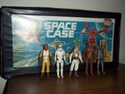 Space Case action figure case and Star Wars 5 figure lot vintage 1977-1980