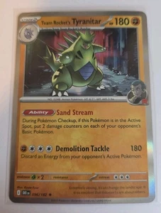 Team Rocket's Tyranitar 096/182 Sv10: Destined Rivals Holo - Picture 1 of 1