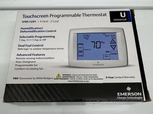 Emerson 1F95-1291 Touchscreen Thermostat - NEW sealed case of 6 - Picture 1 of 2