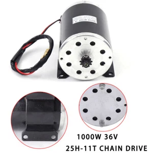 36V 1000W Brush Motor for Electric Scooter Quad Razor E-Bike Go-Kart MY1020  - Picture 1 of 12