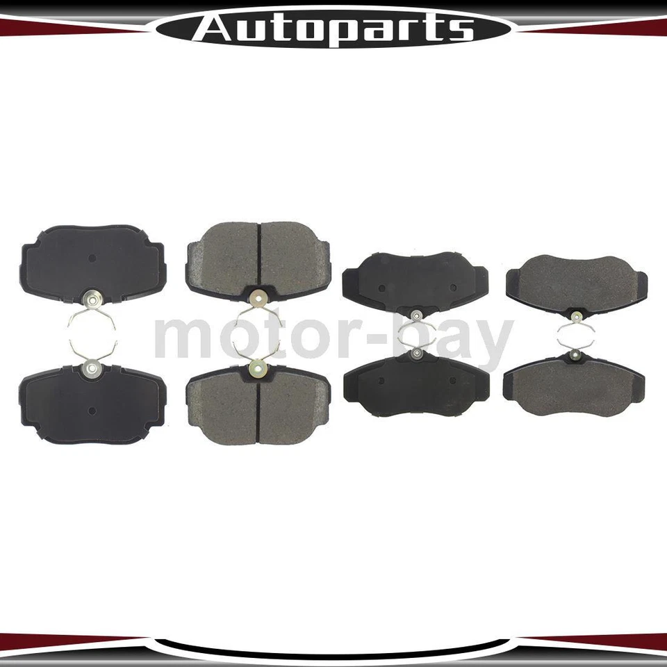 Conjunto de pastilhas de freio dianteiro traseiro para Land Rover Discovery 1999 2000 2001 2002 2003 2004 - Imagem 1 de 4