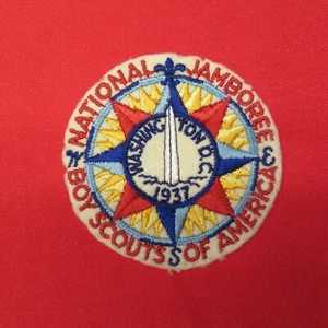 Boy Scouts Of America 1937 National Jamboree Patch Washington D.C. REAL R245 - Picture 1 of 3