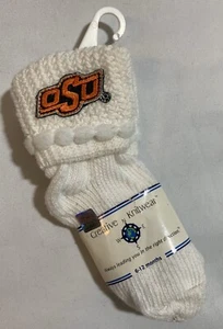 Toddler Creative Knitwear OSU Socks Oklahoma State 6-12 Months - Picture 1 of 2
