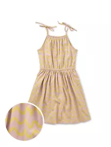 Tea Collection Mädchen Krawatte Schulterkleid Ägäiswellen staubig Koralle Größe 3, 4 oder 5 - Bild 1 von 2