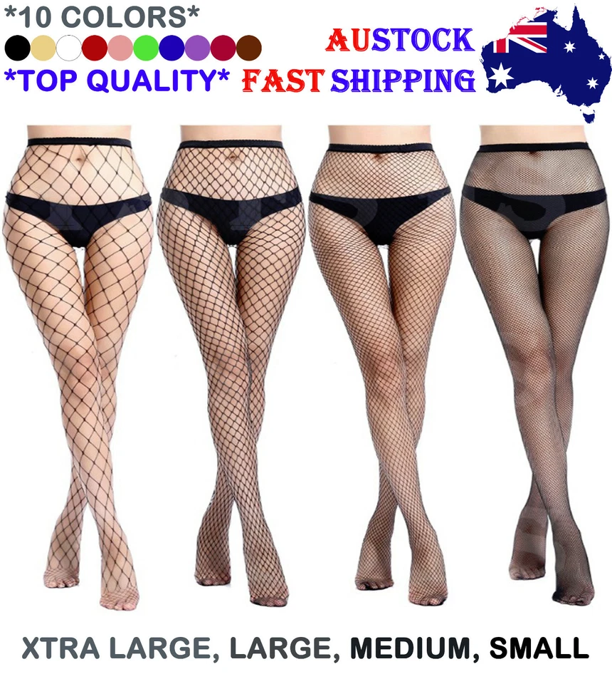 FISHNET STOCKINGS PANTYHOSE SEXY FASHION WOMENS LADY MESH NET HIGH WAIST TIGHTS - Image 1 of 1