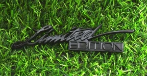 1 pieza Nuevas Calcomanías de Edición Limitada Pegatina de Coche 3D Insignia Letra Elevada Emblema Negro - Imagen 1 de 4