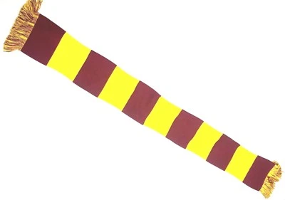 Harry Potter Bufanda Colores Bar Bufanda Cramberry y Dorado  Foto 1 de 3