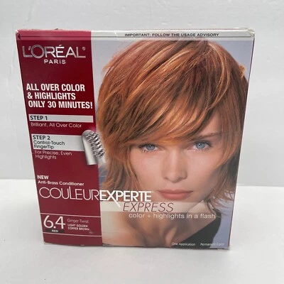 LOreal Paris Couleur Experte 6.4 Jengibre Twist Dorado Claro Cobre Marrón UNA CAJA Foto 1 de 4