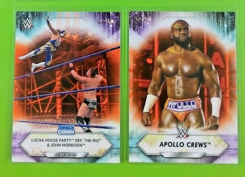 2021 TOPPS WWE FOILBOARD AND NUMBERED VARIATION LISTING #ED RC OMOS ROMAN +++ - Image 1 of 1