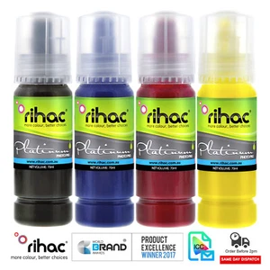 Sublimation Ink for all Epson EcoTank printers 502 512 522 542 heat transfer - Picture 1 of 9