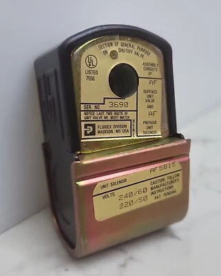 Bobina de caja de empalme Parker AFSB15 240/220V unidad solenoide 60/50 Hz 6,9 vatios Foto 1 de 4