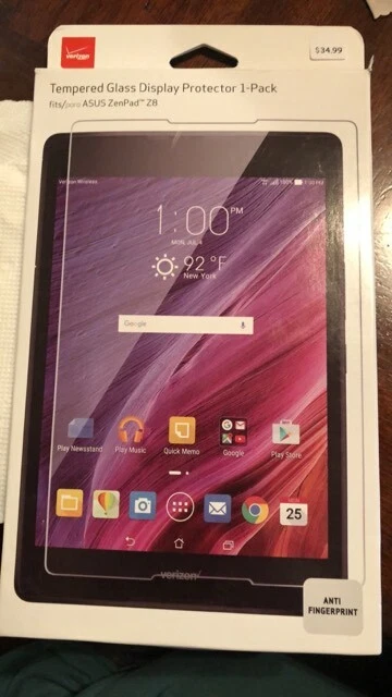 Verizon Tempered Glass Screen Protector for Asus ZenPad Z8 (New in Open Box) - Image 1 of 4