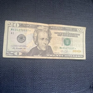 20 dollar bill star note 2013.Date of Birth Serial Number 01-27-2037 - Picture 1 of 9