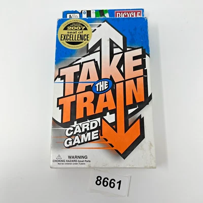 Bicycle Games Take the Train Card Game Fast Moving Fun! 2007 Family Fun Complete - Image 1 of 4