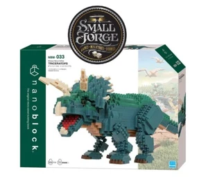 Nanoblock TRICERATOPS , Deluxe Series, NBM-033, 930 Pieces, Level 4, NEW - Picture 1 of 7