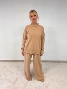 Women’s tracksuit in Wool-Cashmere,activewear,cozy women’s suit set - Picture 1 of 8