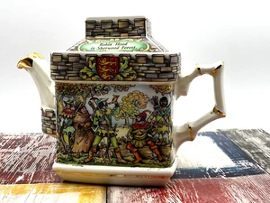 Vintage Porcelain Sadler Teapot Robin Hood Sheriff of Nottingham - Picture 1 of 13