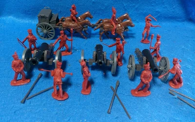 Classic Toy Soldiers ALAMO/NAPOLEONIC Artillery Battery, Cannon, Figures, Limber - Image 1 of 4