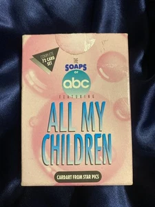 All My Children Complete Trading Card Set of 72 ABC Soaps Susan Lucci Kelly Ripa - Picture 1 of 6
